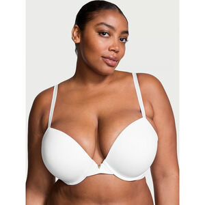 Victoria's Secret White Love Cloud Smooth Push-Up Bra Women's Size 32DD